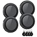 Air Tracker Tag 4 Pack, Localizador GPS, Smart Mini Localizador de Objetos Bluetooth con Apple Search (sólo iOS), IP67 Impermeable, Batería Reemplazable, Llaves/Coche/Mochila/Cartera/Maletas Viaje