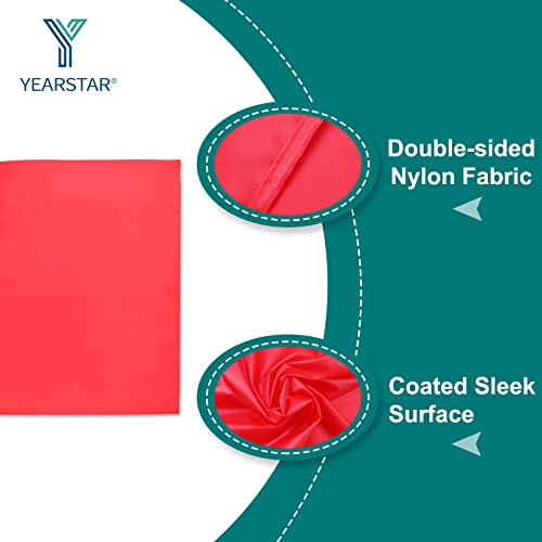 Yearstar Slide Draw Sheet 21"X24"For Patient Reusable Flat Transfer Assist Moving Turning, Repositioning Elderly Disabled For Cars, Vehicles, Wheelchairs And Bed Hospitals & Home Care Red #TOP3