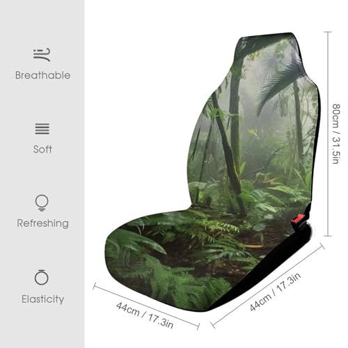 Housse de siège auto forêt tropicale universelle pour masquer l'usure - 2