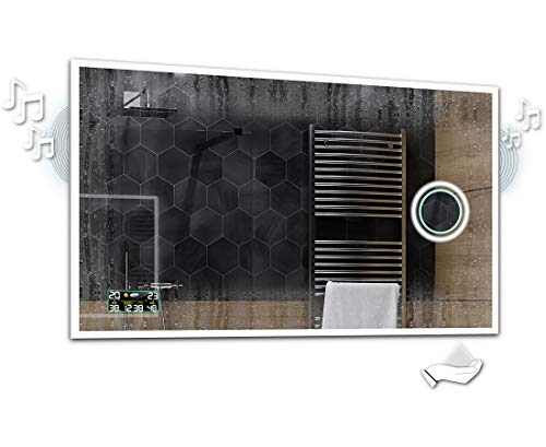 ALASTA® Espejo | LED Espejo Moderno e Iluminado | Diferentes tamaños del Espejo | Boston | Premium Espejo con Iluminación LED | Configure su Espejo, 17 adiciones