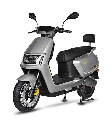 Image of SUN 60V 30Ah Electric Scooter Grey | Long Range High-Performance Scooter | Advance Booking at Ex-Showroom Price