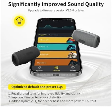 OCRLVZFYQGMK 80W Portable Bluetooth Speaker IP67 - 2
