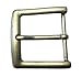 Produktbild Brazil Lederwaren Gürtelschnalle 4,5 cm | Buckle Wechselschließe Gürtelschließe 45mm Massiv | Dorn-Schließe | Für Wechselgürtel bis zu 4.5cm Breite | Altsilber