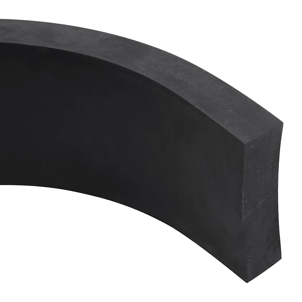 vidaXL Bordure en Caoutchouc de Chasse-Neige Noir 100x8x2 cm, Bord de Coupe en Caoutchouc de Chasse-Neige, Bord en Caoutchouc de Poussoir à Neige, Lames de Chasse-Neige en Caoutchouc