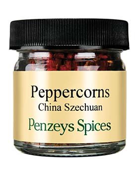Szechuan Peppercorns By Penzeys Spices .4 oz 1/4 cup jar Pack of 1