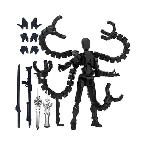 Figuras De Acción Increíbles,Figura Articulada Coleccionable Con Múltiples Articulaciones - Accesorios Impresos En 3D, Juguetes Ensamblados Y Coleccionables Articulados Para Amantes De Juegos