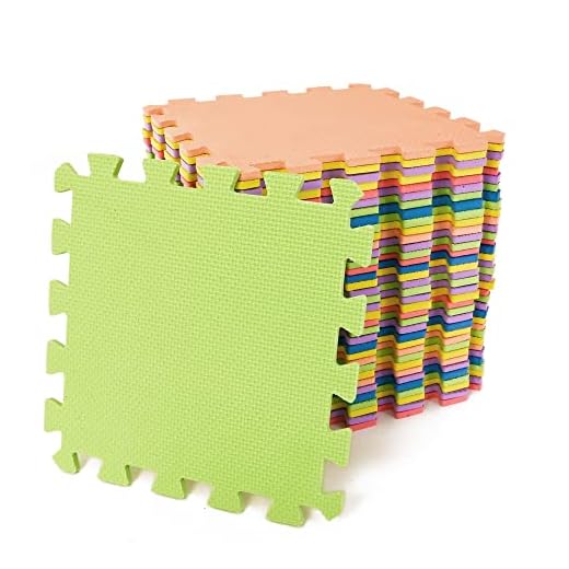 KandyToys 9 piezas de alfombras de juego suave