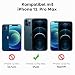 JETech Full Screen Schutzfolie für iPhone 12 Pro Max 6,7 Zoll, Gehärtetes Glas Displayschutz mit Einfaches Installationswerkzeug, Hat Keinen Einfluss auf die Hülle, Panzer HD Klar, 3 Stück