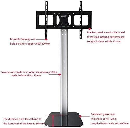 Soporte móvil para TV con base de vidrio templado miniatura 2