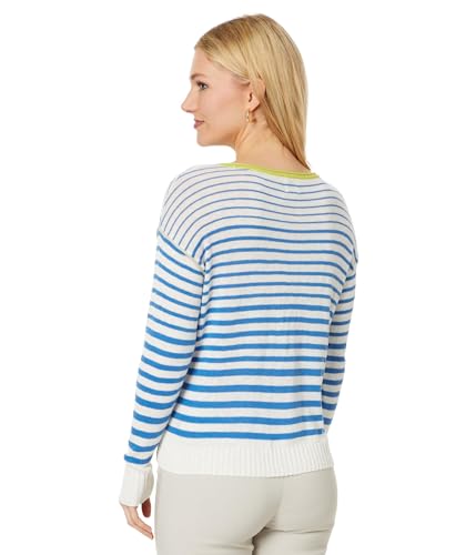 NIC+ZOE Women's Striped Up Supersoft Sweater2