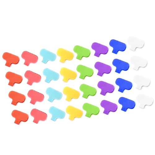 Etiquetas de cable codificadas por colores para escribir adecuadas para centros de datos y organización del hogar, marcadores de cable