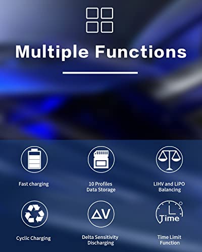 Bguad 100Wx4/10Ax4 Ac/Dc 4 Port Rc Lipo Charger Discharger Intelligent Balance Charger Quad Multi-Functions For Nimh Nicd Lihv Pb Batteries For Hobby Rc Car Boat Airplane Racing Drone Fpv #TOP4