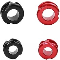 Vista 10 de 4PCS Bow Sight Peep, 1/4" 3/16" aleación de aluminio Peep Sight Archery Accesorios para arco compuesto