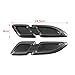 2PCS Universal Car Fender Trim Side Air Vent Intake Vent Cover Engine Hood Scoop Bonnet Vent Outlet Decal Sticker for Ford Jeep Suzuki Dodge Cars Trucks SUVs Exterior Accessories (Carbon Fiber Look)