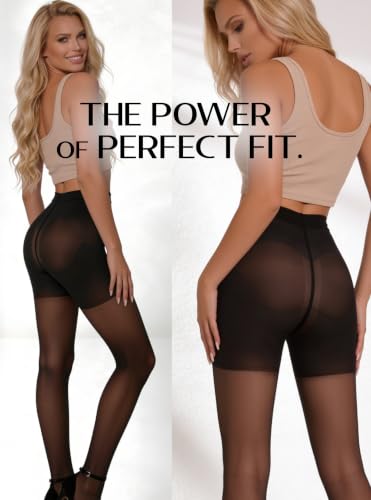 Image of Charm and Attitude Shaping Tights for Women | Butt Lift Slimming Pantyhose Stockings | Shapewear Nylons