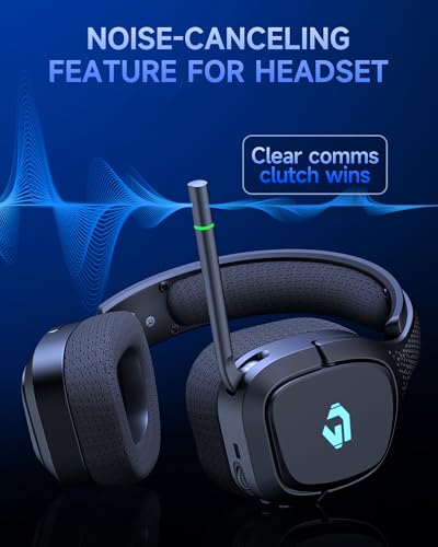 Image of AOC 2.4GHz Wireless Gaming Headsets for PS5, PC, Switch, 30H Battery