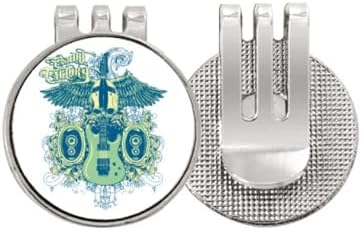 DIYthinker Jazz Music Instruments Pattern Golf Ball Marker Hat Cap Clip Enamel Magnetic image 2