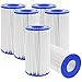 Produktbild com-four® 6X original Filterkartuschen der Größe 3 (Typ A/C) - Filter universell passend für Swimming-Pool-Pumpen (Größe 3-6 Stück)