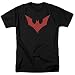 DC Comics Men's Batman Beyond Beyond Bat Logo T-Shirt, Black, Medium