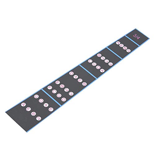 Violin Finger Guide Fingerboard Sticker Fretless Guide Label Finger Chart For Violin 1/4, 1/8, 3/4 Students, Beginners, Kids