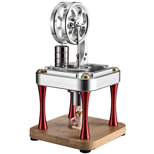 Sunnytech Hot Air Stirling Engine Motor Steam Heat Education Model Toy Kit M16-C1