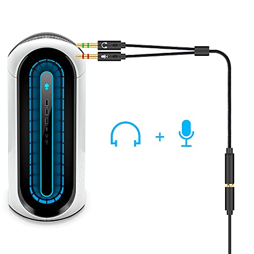 Hiebee 2 In 1 3.5Mm Headphone Splitter Adapter (Microphone + Audio) Female To Male&Male To Female Stereo Jack Y Cable Compatible For Ps4,Ps5,Nintendo Switch,Phone,Laptop(3 In 1 Pack) #TOP3