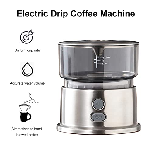 VGAGV Máquina De Café por Goteo Eléctrica Estadounidense, Máquina De Café Inalámbrica con Filtro De Café De Elaboración… - Imagen 7