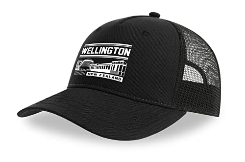 Casquette de camionneur noire Wellington idéale pour vos sorties d'été et voyages