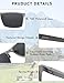 BIRCEN Mens Polarized Sunglasses for Driving: UV Protection Anti Glare Sun Glasses Lightweight Metal Shade for Travel Fishing gallery 4