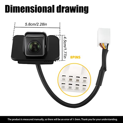 Image of Rearview Mirror Assist Camera is Only Compatible with 2014-2015 Honda Accord Sedan EX-L 2015-2016 Honda Accord Car Rearview Mirror Backup Camera. OE Number 39530-T2A-A21 39530-T2A-A31