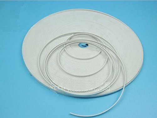 Generic 10 Meters GT2-6mm Open Timing Belt Width 2GT 6mm for 3D Printer Mendel White New