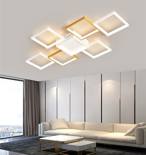 Plafonnier LED dimmable pour ajuster la lumière du salon sans effort