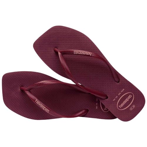 Chinelo Havaianas Slim Square Logo Pop Up