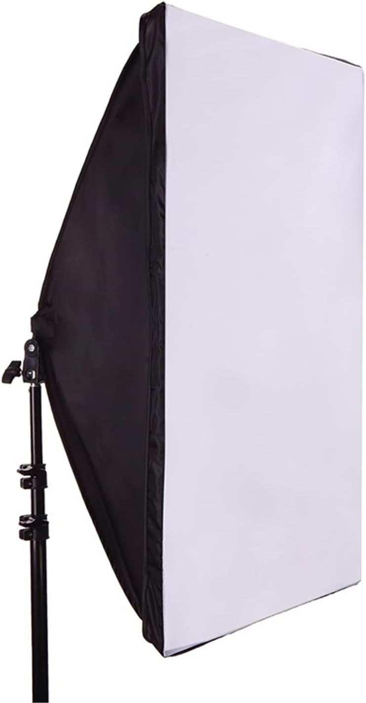 eWINNER Photography Softbox Lighting Kits Professional Continuous Light System Foldable Soft Box For Photo Studio Equipment 50x70CM E27 Socket (1set)