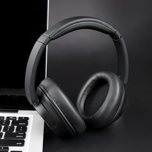 SOULWIT Earpads para Sony WH-CH710N/CH720N - Negro | para auriculares inalámbricos WH-CH710N(WHCH710N)/WH-CH720N(WHCH720N) miniatura 3