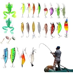 Material De Carpfishing Calendario de adviento Navidad para artículos de pesca | Calendario de adviento Pesca 2023 | Calendario de adviento cuenta regresiva Navidad 24 días Señuelos Pesca| 24 días Señuelos Pesca para adulto