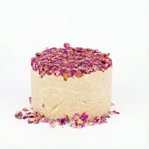 Halva Turco Artesanal Premium desde 1885 – Dulce de Sésamo Tradicional (350g) o Formato Tarta Gourmet (450g) – Sin Gluten,Halva especial en forma de pastel, Vegano (Receta de Rosas)
