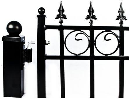 Miniatura 4 de ALEKO Poste para puerta peatonal  7.5 pies x 2.4 x 2.4 pulgadas