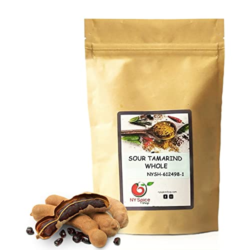 NY SPICE SHOP Sour Tamarind Pods – 1 Pound Sour Tamarind – Tamarindo – Fresh Tamarind Candy – Whole Tamarind – Tamarind Fruit Whole – 100% Natural, No Sugar Added, Gluten Free NY SPICE SHOP Sour Tamarind Pods – 1 Pound Sour Tamarind – Tamarindo – Fresh Tamarind Candy – Whole Tamarind – Tamarind Fruit Whole – 100% Natural, No Sugar Added, Gluten Free