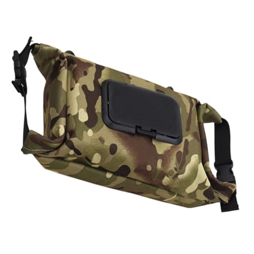 Mipcase Portable Outdoor Camping Tissue Box Reusable Wipes Dispenser with Lid for Quick Access Tissue Holder for Car Hiking and Camping Camouflage Design