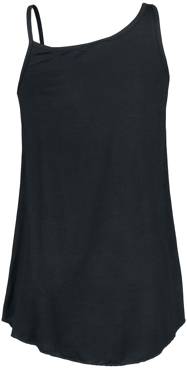 Innocent Love Rose Mujer Top Negro XXL, 95% Viscosa, 5% elastán, Regular