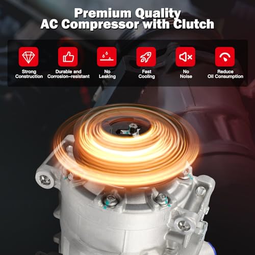 Image of CCIYU AC Compressor w /Clutch for BMW 525i 2.5L 2004-2005