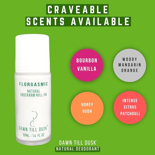 DAWN TILL DUSK Underarm Care Deodorant For Women's Long Lasting Odour Control (In Summer) Aluminium-Free 50 Ml Long-Lasting Skin Brightening Travel-Friendly (Florgasmic, Cream)