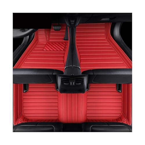 Tapis de voiture antidérapants à rayures pour sol de Cayenne 2018 à 2022 - 4 pièces