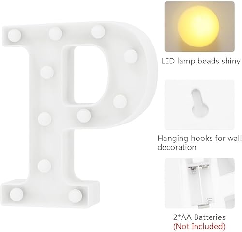 Miniatura 2 de Letras iluminadas de marquesina, números iluminados, luces de noche LED, decoraciones de fiesta de Navidad, decoraciones de cumpleaños de un año,