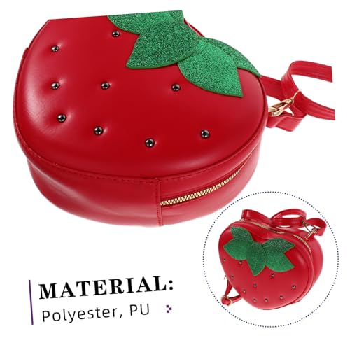 Sac bandoulière fraise : la solution pour ranger les affaires des enfants en balade - 4