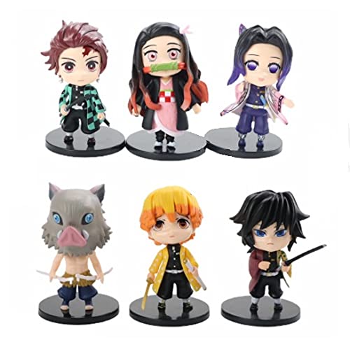 See full amazon price history chart for AUGEN Demon Slayer Mini Action Figure Limited Edition for Car Dashboard, Decoration, Cake, Office Desk & Study Table (9cm)(Pack of 6) AUGEN Demon Slayer Mini Action Figure Limited Edition for Car Dashboard, Decoration, Cake, Office Desk & Study Table (9cm)(Pack of 6) (B09BBDP1FT) Amazon Price History, Amazon Price Tracker