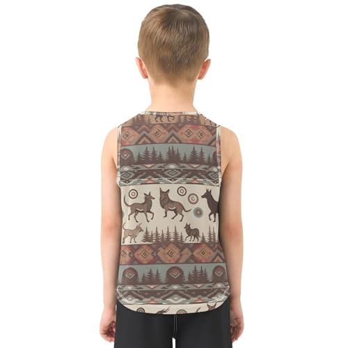 Boys Performance Tank Top Quick Dry Kids Boy Sleeveless Vest Beach Casual Clothes3