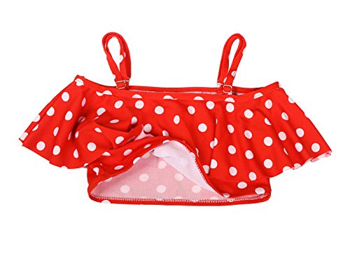 Kantenia Crianças Roupa de Banho Meninas Raparigas Roupa de Banho Flounce Summer Bikin