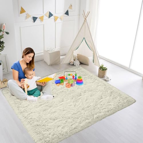Tapis de chambre antidérapant lavable et super doux 260x345 cm - 2